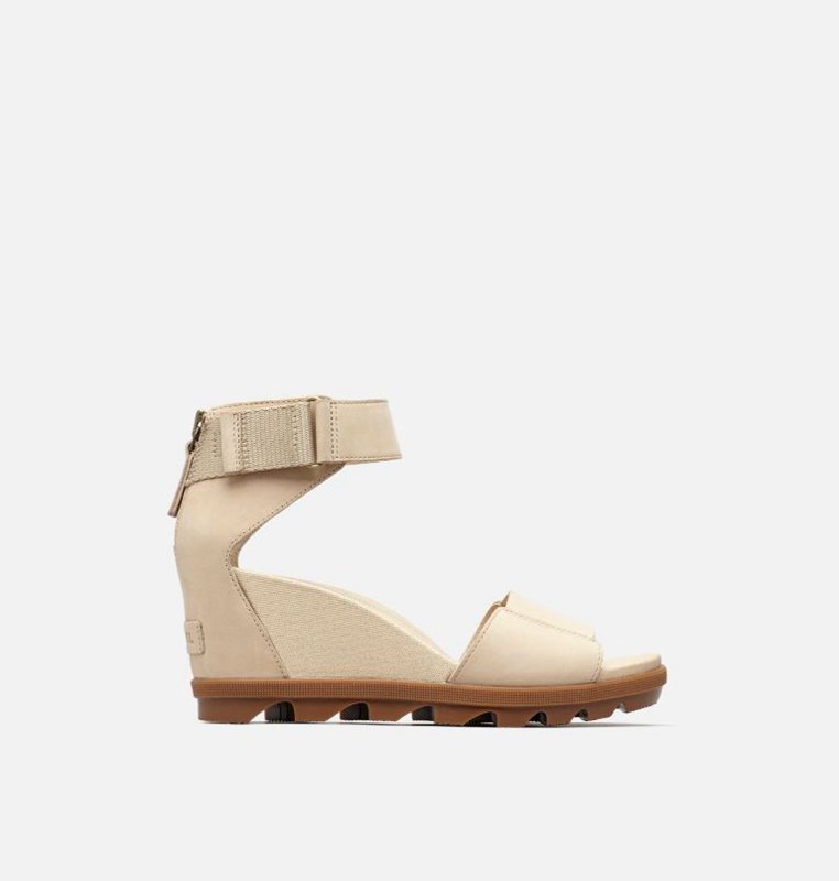 Sorel Dam Sandaler Beige - Joanie™ Ii Ankle Strap Wedge - ZGT-709632